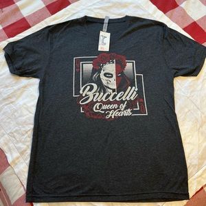 NWT Nick Buccelli Queen of hearts word tee shirt size XL